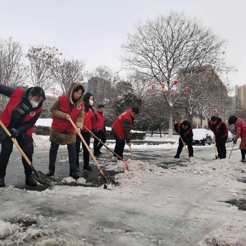 【我为群众办实事】巩义卫监扫雪忙  志愿服务助出行