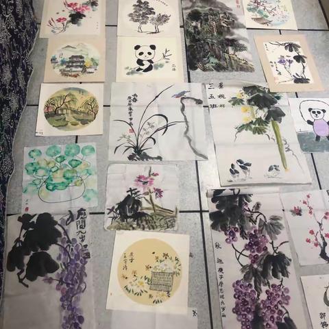 中国情、艺术梦——记站前小学国画比赛