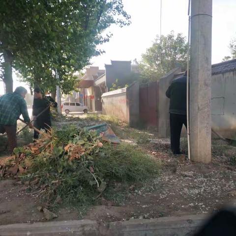 银王村人居环境整治正在进行