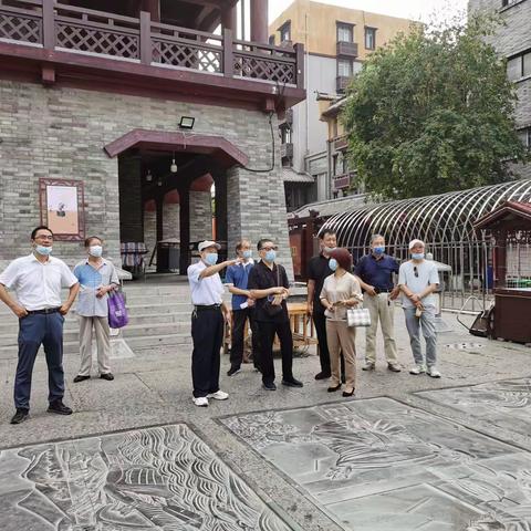 许昌诗词名家到曹魏古城开展廉政楹联撰写采风