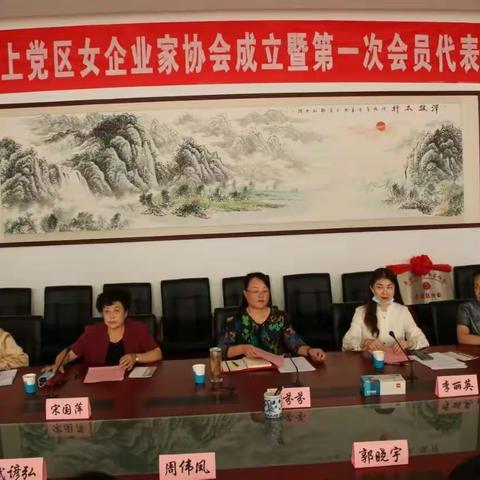 我区召开女企业家协会成立大会暨第一次会员代表大会