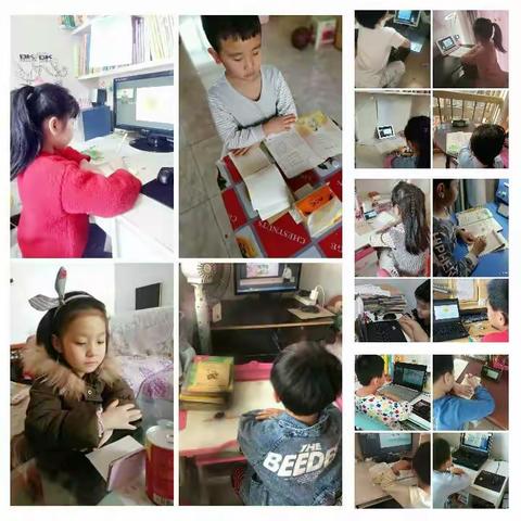 【梁邹小学尚美德育课程线上系列】一年级九班    停课不停学，学习在家中