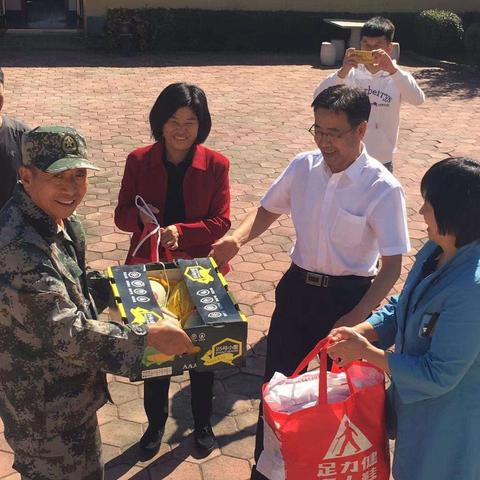 东洲区领导走访慰问乡镇敬老院及百岁老人