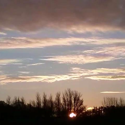 日出东方红似火