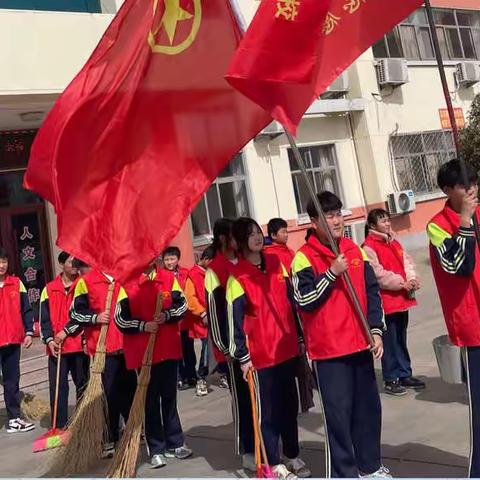 “学雷锋，颂雷锋，做雷锋”临沂汤庄实验学校开展志愿服务活动