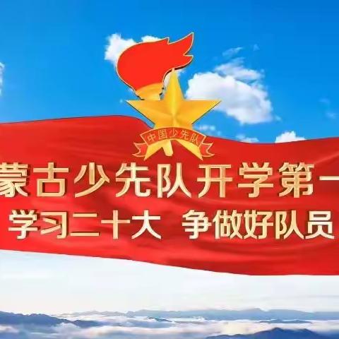 六家子镇小学开展“学习二十大争做好队员”主题教育活动