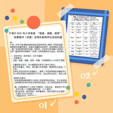 以说促教，以赛助研——2021年张塝镇小学英语说课比赛