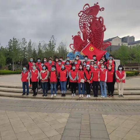 踏春迎暖，昂首阔步齐奋进   ——招远农商银行团委开展“五四青年节”环湖健步走主题团日活动