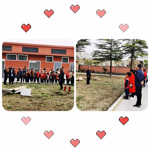 沂堂镇大兴屯小学消防安全演练