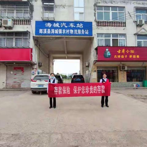 工商银行郎溪支行五月“存款保险”宣传月活动小结