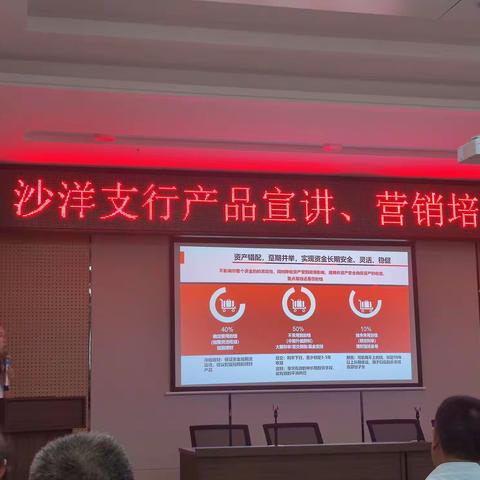 沙洋支行保险业务培训会