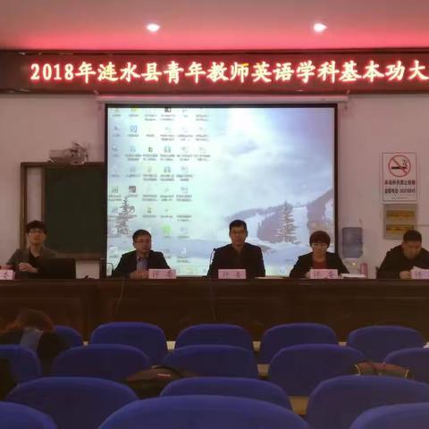 2018年涟水县青年教师英语学科基本功大赛