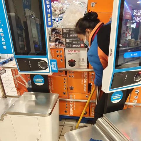 收银课清洁卫生图片