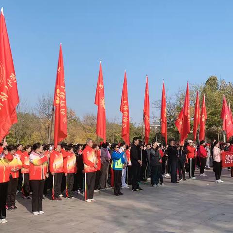 莒县社会体育指导员协会助力老年人健步走活动圆满成功