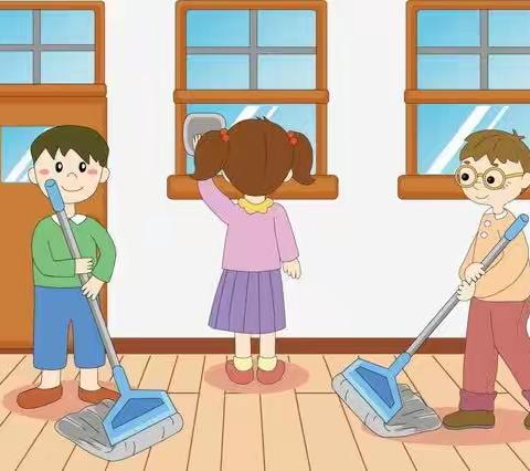 同建整洁校园 共享美好环境———栖霞市实验小学卫生评比专项活动