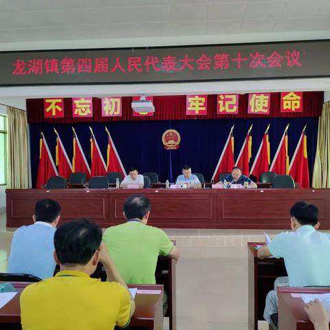 龙湖镇胜利召开第四届人民代表大会第十次会议