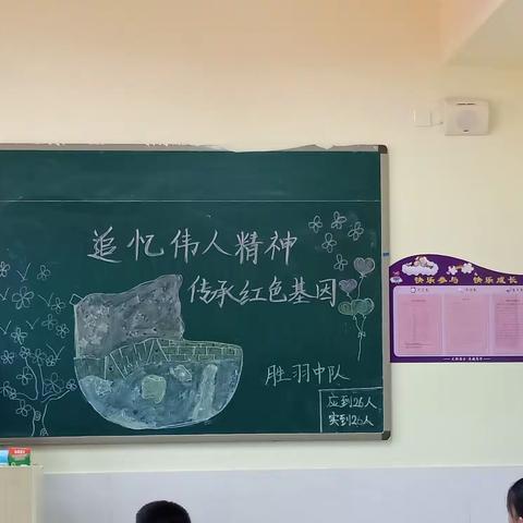 追忆伟人精神，传承红色基因－文昌小学胜羽中队主题队会