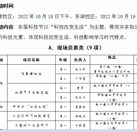 强国有我新征程 星辰大海创未来 |东湖高中科技节剪影