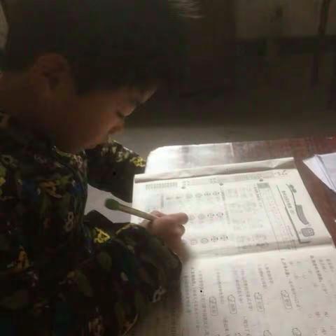 张湖顶小学二年级停课不停学