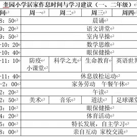 同心齐抗疫，停课不停学——徐州市奎园小学线上教学工作实施方案