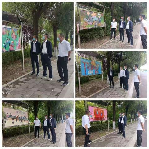 【党风廉政建设】，知行合一 树廉洁之风，——教师进修学校组织参观“廉政漫画一条街”