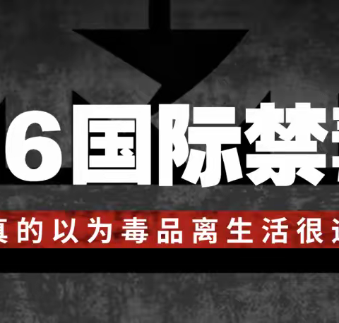 【全民禁毒宣传月】让我们一起对毒品说“NO”