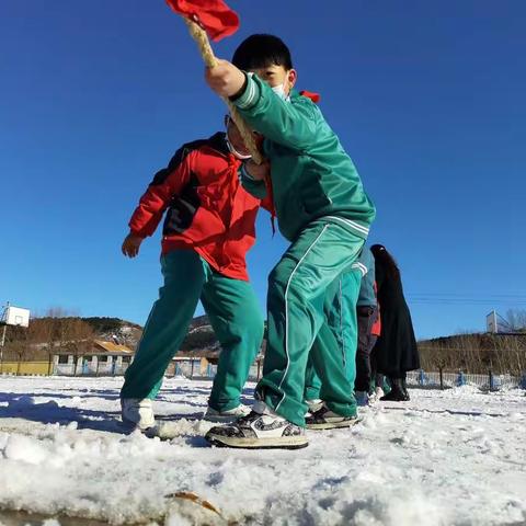 平北镇中心小学冰雪运动会