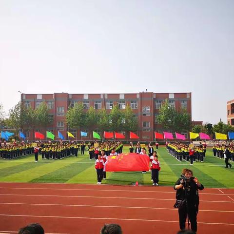 “弘扬体育精神，飒爽英姿展风采”——留古镇中心小学队列队形暨校本操比赛