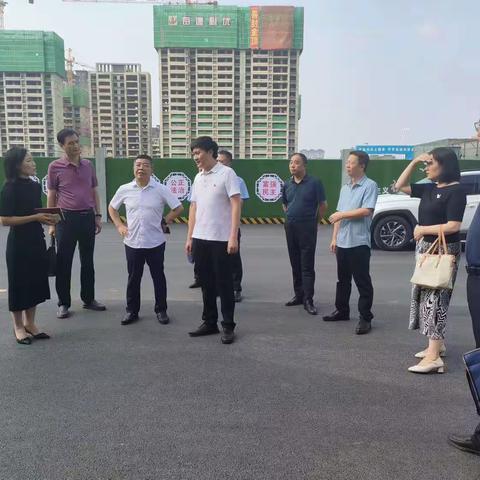 省领导深入安东第二实验学校﻿参观指导工作