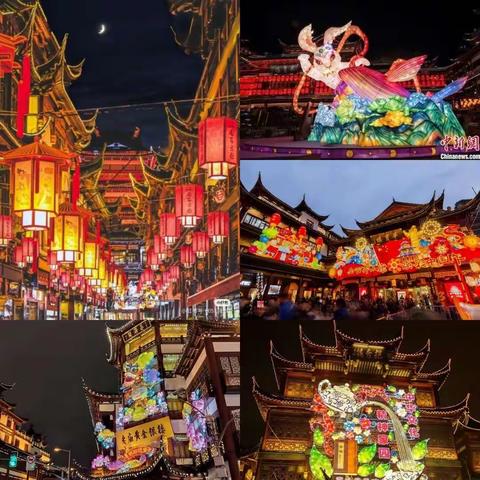 雪月梅柳开新春 ，花鼓龙灯闹元宵