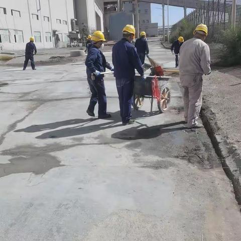 大检修清理卫生和防风墙维护