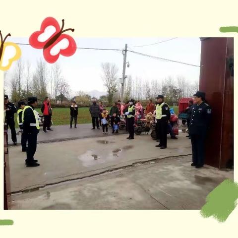 爱心护学岗，美丽风景线