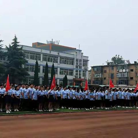 助力高三，决胜高考——三门峡市实验高中跑操对抗赛