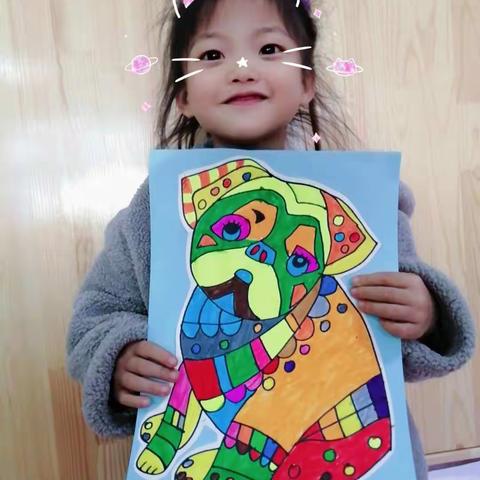 绘画是一种艺术表现形式，使儿童身心得以全面发展，培养儿童创造能力，促使孩子们乐于绘画。