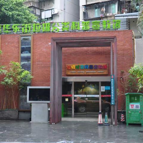 参观垃圾分类科普馆