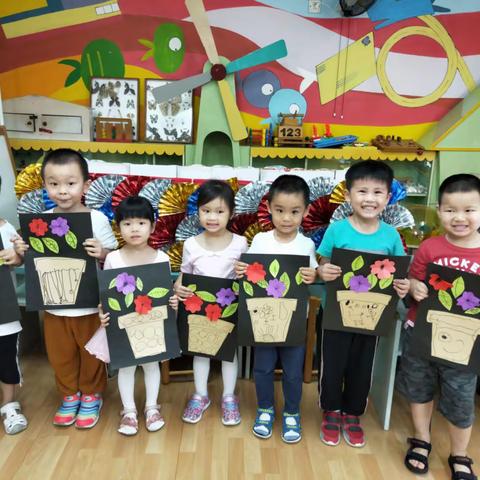 方圆一幼 暑期美术 小班 作品