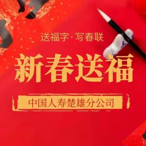 中国人寿楚雄分公司
“新春送福”柜面增值服务活动