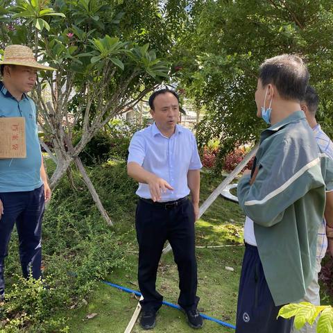 区委常委、政法委书记杨军建带队前往三亚港综合执法点选址现场召开工作协调会