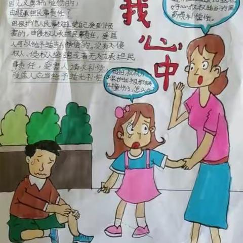 《民法典》宣传进校园——寒亭区实验小学霞飞路校区四年级走近《民法典》📚