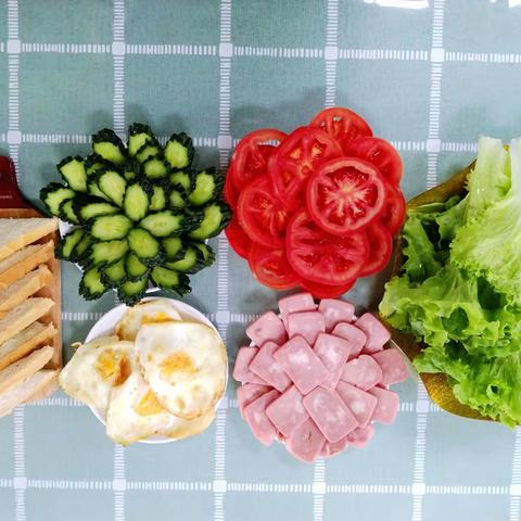 莒县博苑幼儿园烘焙课——【三明治】