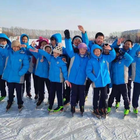 冰上少年 勇往直前 ——记八五九农场中心学校速滑队