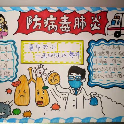 抗击疫情，我们在行动！                           ——霍市四小2019级4班的同学们为祖国加油！