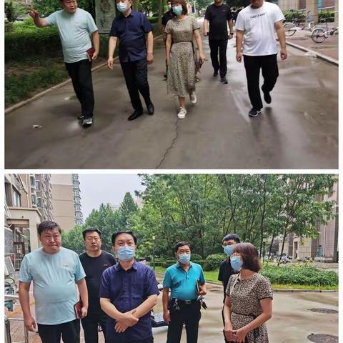 县委常委、政法委书记郭晓峰到仁和社区世纪城B区调研指导工作
