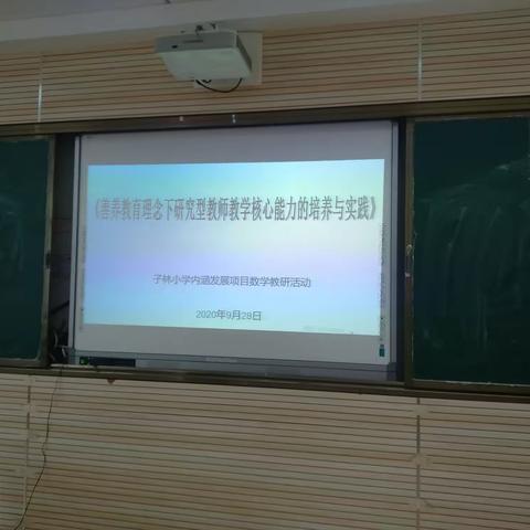 笔算教学有规律——记子林小学内涵发展项目培训活动