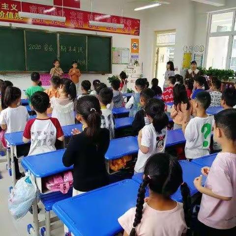 2019——2020年第二学期淮阳区文正学校幼儿大班音乐期末测评