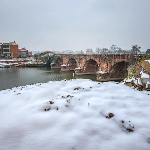 留住乡愁--2021家乡（衡阳县花滩町）的冬雪