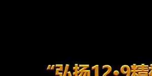 光华中学“弘扬一二•九精神， 担当新时代使命”主题团日活动