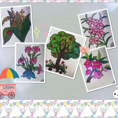 “我们眼里的春天”二七区齐礼闫小学四一班主题作品展