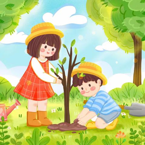 “相逢植树节，爱在春风里”