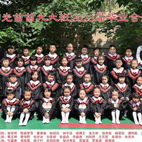 阳光苗苗幼儿园——2023年春季第一学期大大班学期汇报